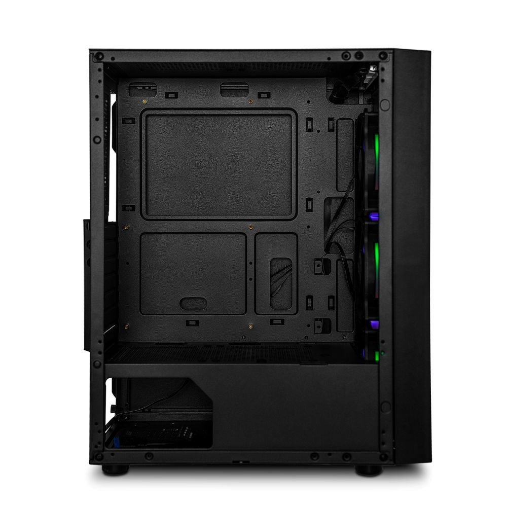 Gabinete Yeyian Rapture 2500 Midi-Tower ATX/Micro ATX/Mini-ITX ARGB USB 2.0/3.0 Negro