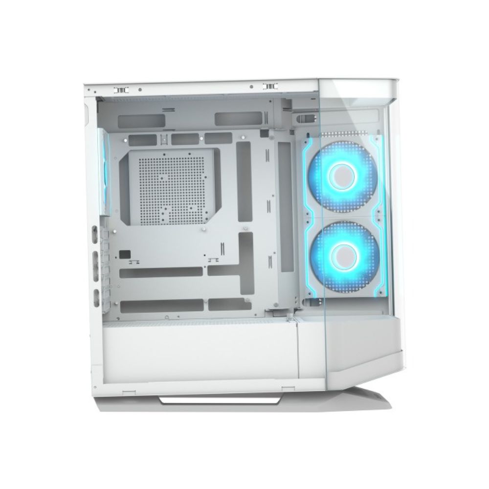 Gabinete Cougar FV270 RGB, Midi-Tower, ATX/CEB/EATX/Micro-ATX/Mini-ITX, USB 3.0, sin Fuente, 4 Ventiladores Instalados, Blanco