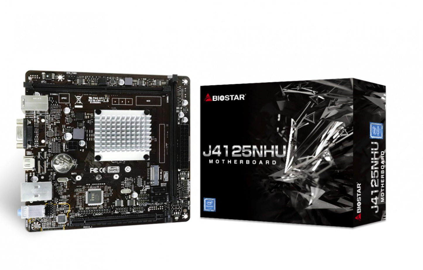 Tarjeta Madre Biostar Mini ITX J4125NHU, Intel Celeron J4125 Integrada, HDMI, 8GB DDR4 para Intel