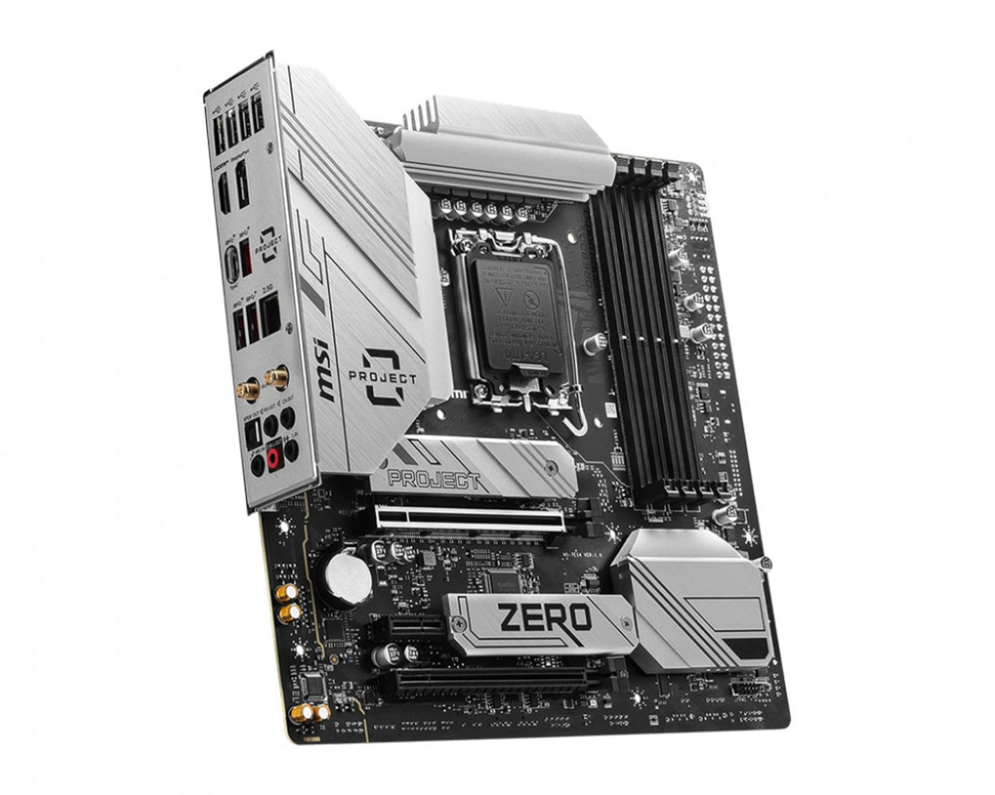 Tarjeta Madre MSI Micro-ATX B760M PROJECT ZERO, S-1700, Intel B760, HDMI, 256GB DDR5 para Intel