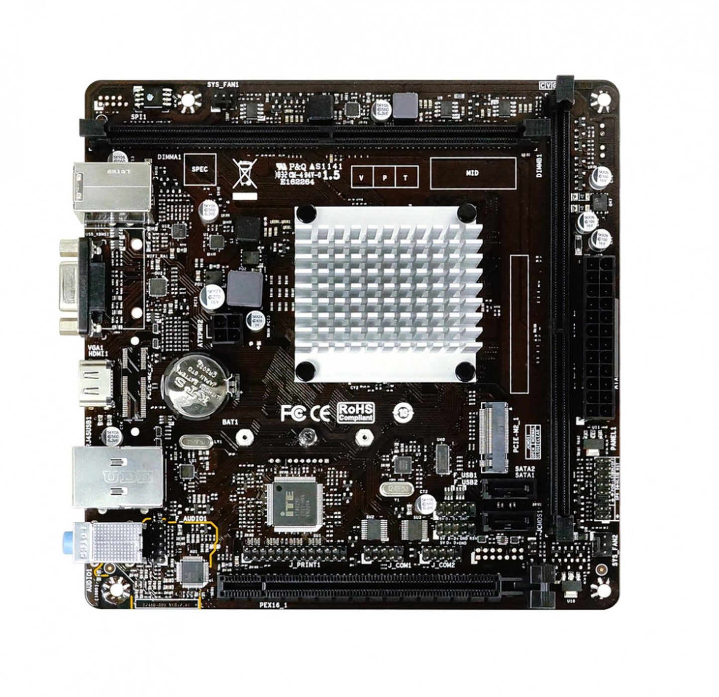 Tarjeta Madre Biostar Mini ITX J4125NHU, Intel Celeron J4125 Integrada, HDMI, 8GB DDR4 para Intel