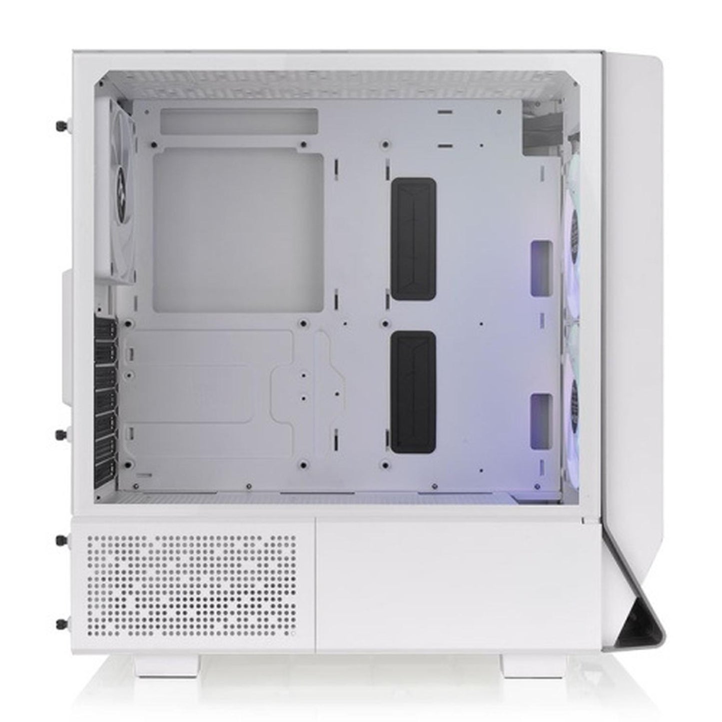 Gabinete Thermaltake Ceres 300 TG ARGB Snow con Ventana ARGB, Midi-Tower, ATX/Mini-ITX/Micro-ATX/E-ATX, USB 3.0, sin Fuente, 2 Ventiladores Instalados, Blanco