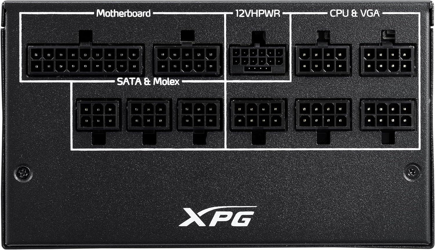 Fuente de Poder XPG CORE REACTOR II 80 PLUS Gold, 24-pin ATX, 120mm, 1000W