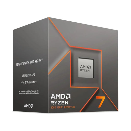 Procesador AMD Ryzen 7 8700F | 8 Núcleos | 5.00GHz Turbo | Socket AM5 | 16MB L3 Cache
