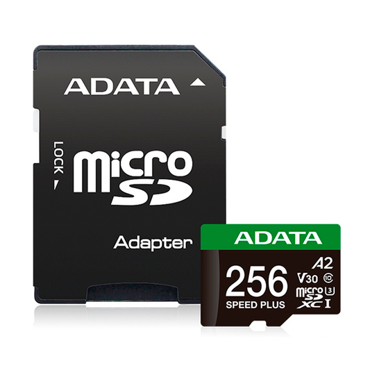 Memoria Flash Adata Premier Pro | 256GB microSDXC | UHS-I Clase 10 | UD256GUI3V30A2SP-RA1