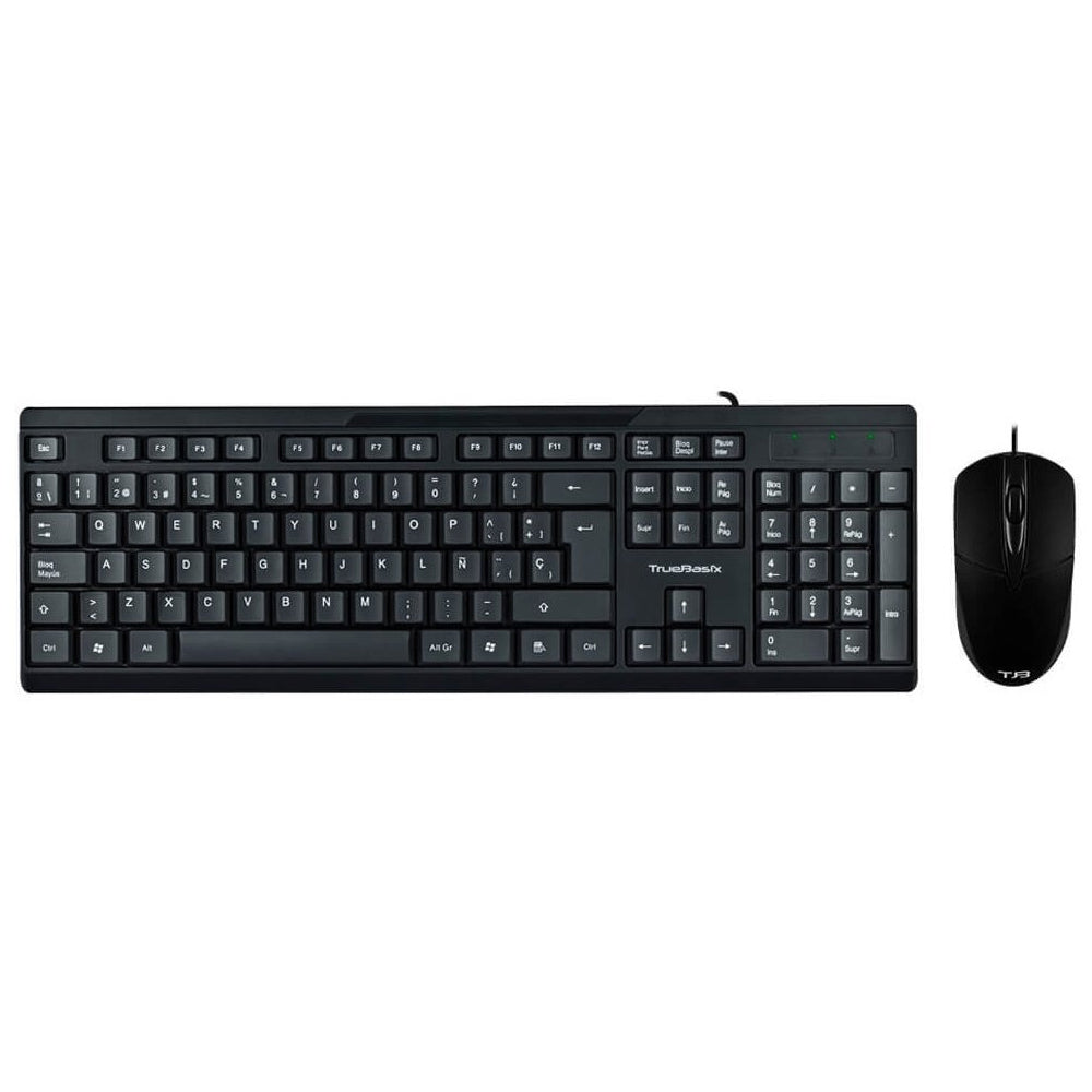 Kit de Teclado y Mouse Acteck | Alámbrico | USB | Negro | AC-928984