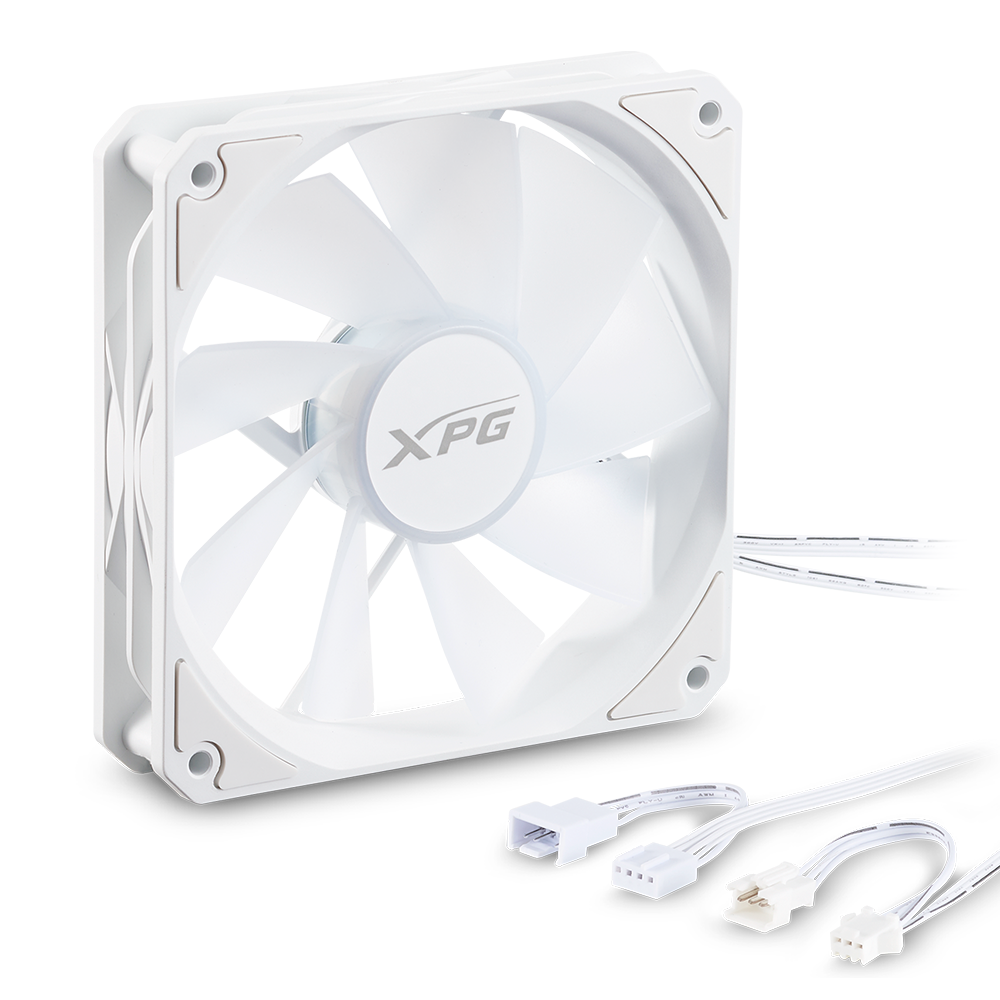 Ventilador para Gabinete - XPG VENTO R 120 ARGB PWM | 120mm | Blanco