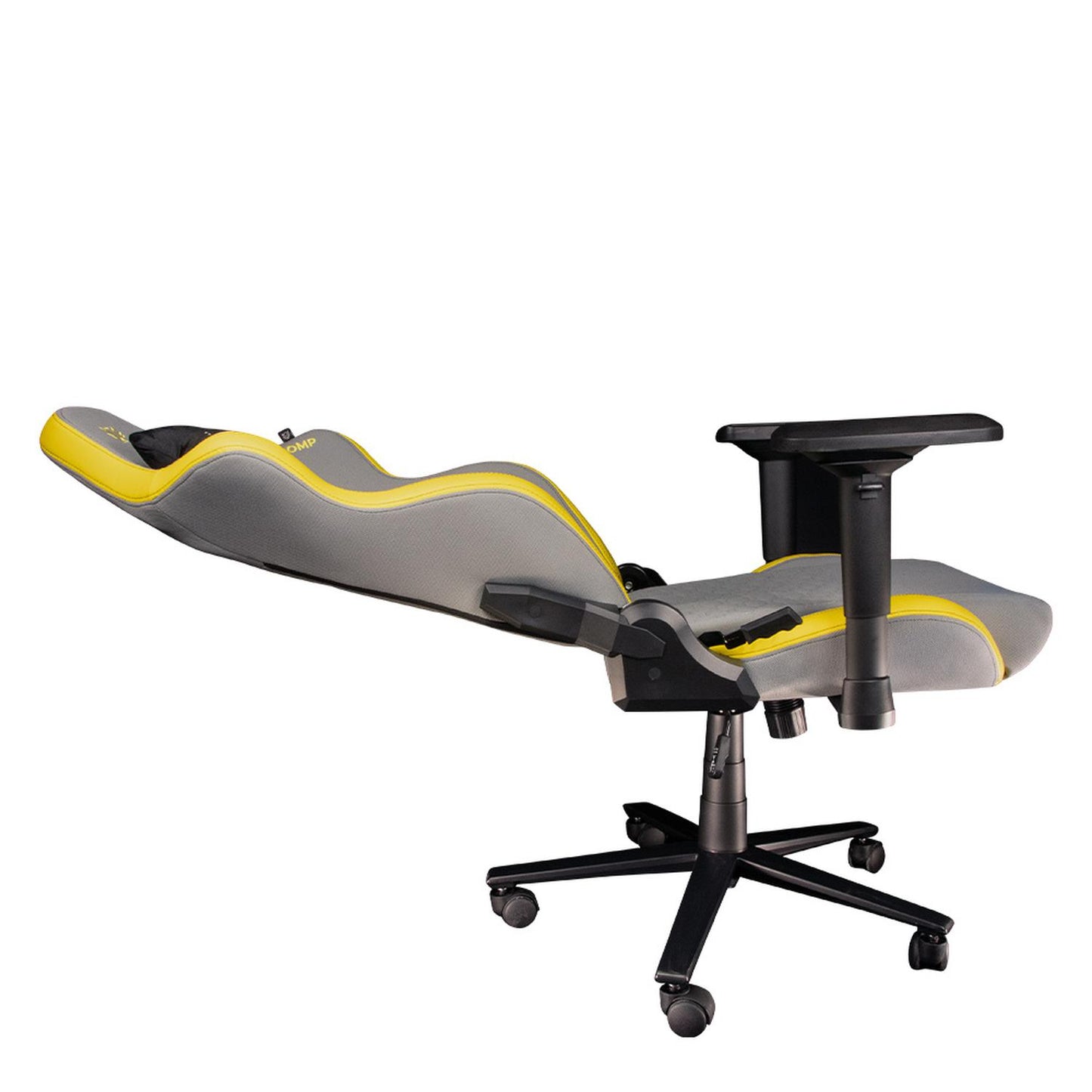 Balam Rush Silla Gamer Thunder Comp, hasta 150Kg, Amarillo/Gris