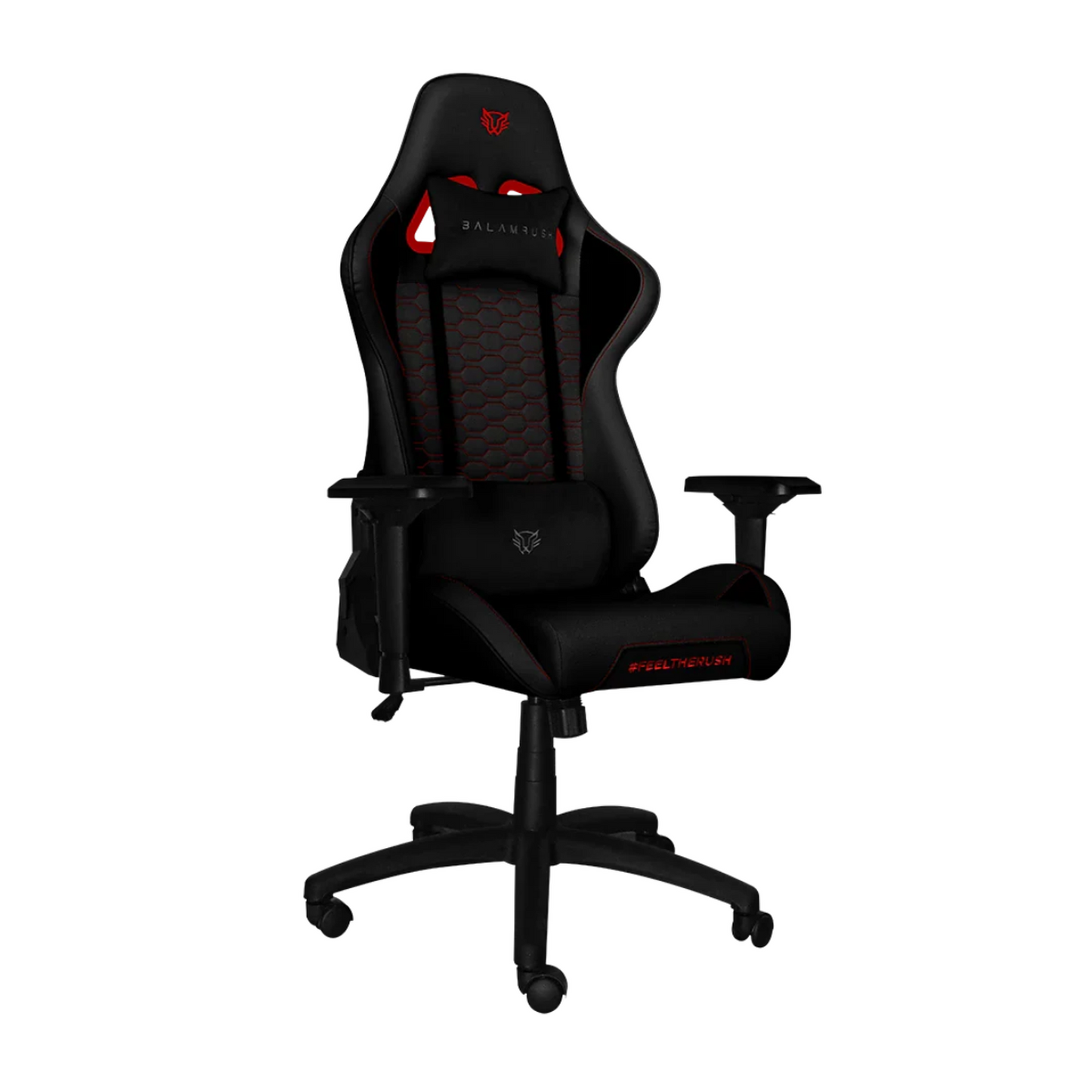 Balam Rush Silla Gamer Thunder Rush 2, hasta 150Kg, Negro/Rojo