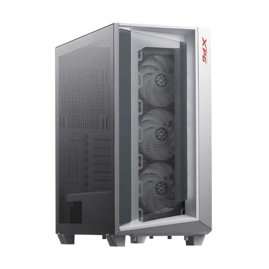 Gabinete Gamer XPG Cruiser Ventana LED RGB Midi-Tower ATX/CEB/EATX/EEB/Micro ATX/Mini-ITX USB 3.0/3.1 sin Fuente 3 Ventiladores RGB Blanco