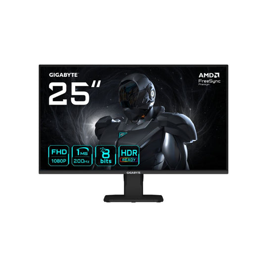 Monitor Gamer Gigabyte GS25F 24.5" | Full HD | 200Hz | 1ms | HDMI | Negro