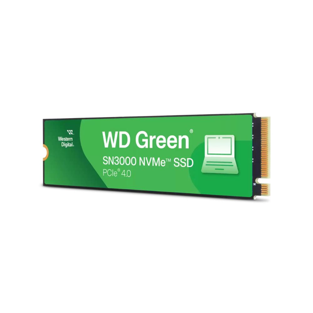 SSD WD Green SN3000 1TB | PCIe 4.0 NVMe | 5000MB/s Lectura | 4200MB/s Escritura | M.2 2280