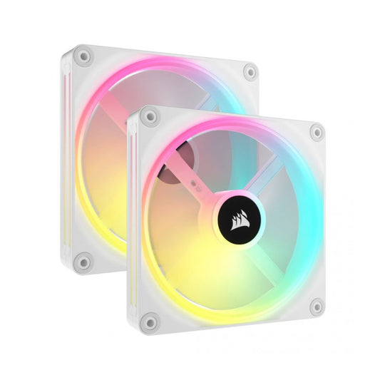 Ventilador Corsair iCUE LINK QX140 RGB 2x 140mm 2000RPM Blanco