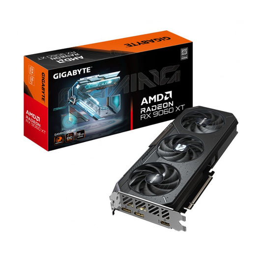 Tarjeta de Video Gigabyte GAMING OC AMD Radeon RX 9060 XT | 16GB GDDR6 | 128-bit | PCIe 5.0