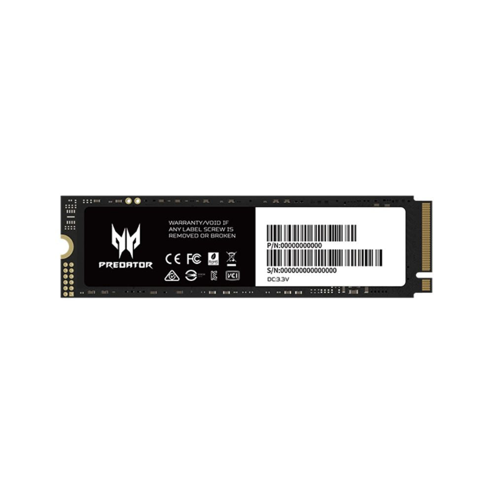 SSD Acer GM7 1TB | PCIe 4.0 NVMe | 7200MB/s Lectura | 6300MB/s Escritura | M.2 2280