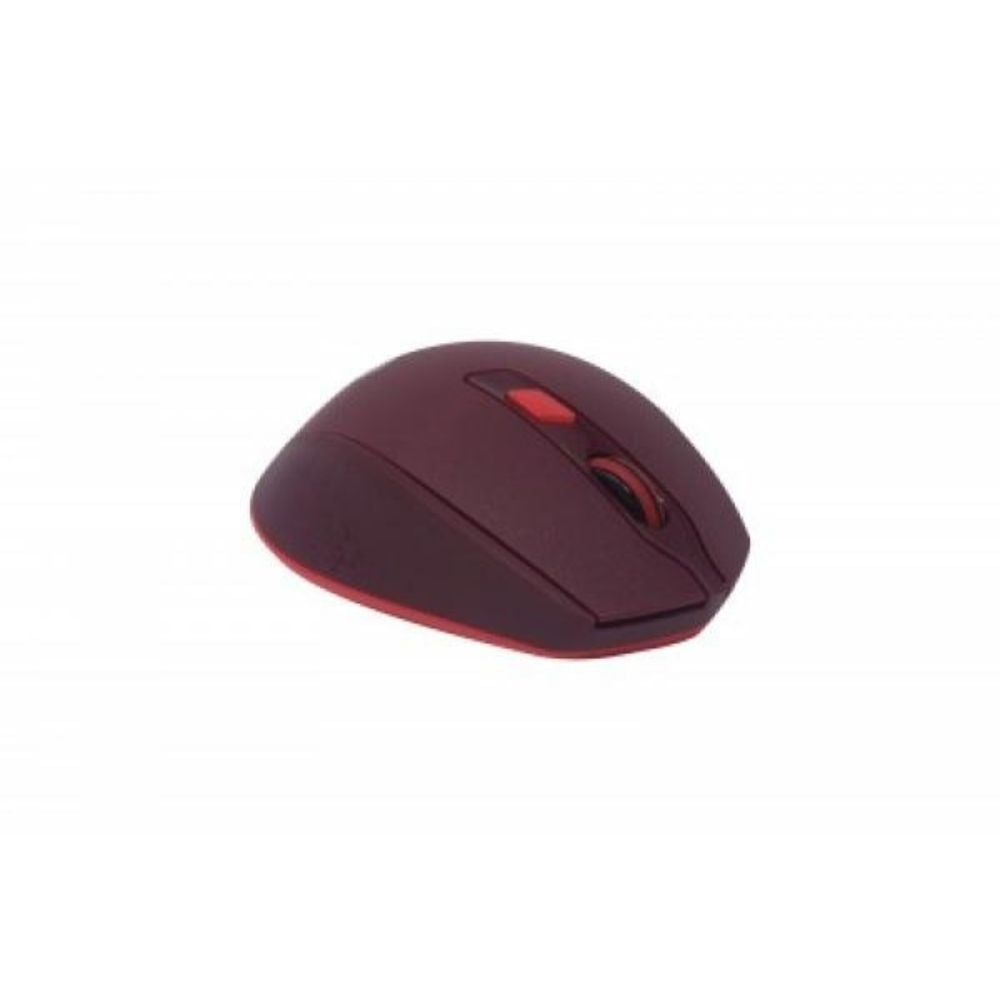 Mouse Ergonómico Naceb NA-0119 | Inalámbrico | Óptico | 1600 DPI | RF | Rojo