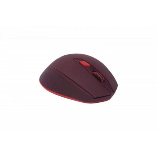 Mouse Ergonómico Naceb NA-0119 | Inalámbrico | Óptico | 1600 DPI | RF | Rojo