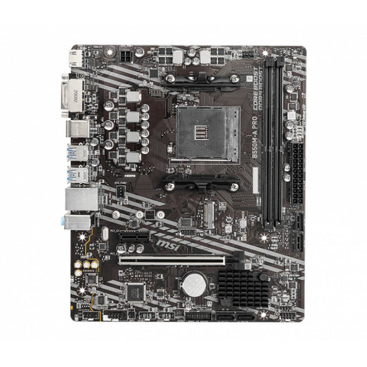 Tarjeta Madre MSI B550M-A PRO Micro ATX Socket AM4 AMD B550 64GB DDR4 HDMI