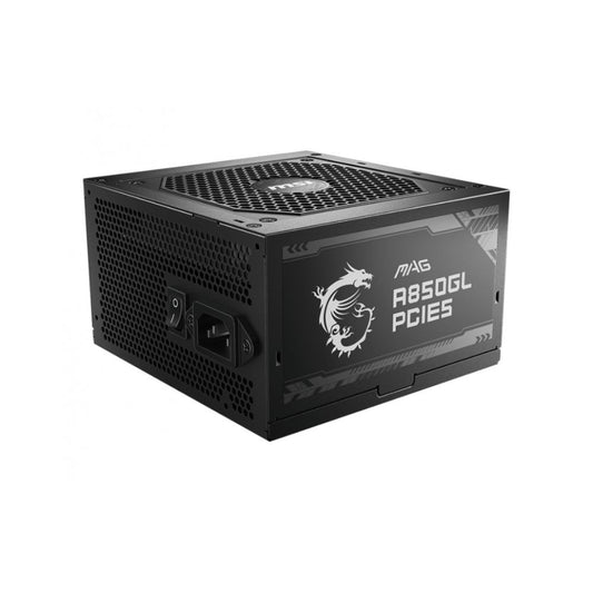 Fuente de Poder MSI MAG A850GL PCIE5 80 PLUS Gold, Modular, 24-pin ATX, 12VHPWR, 120mm, 850W