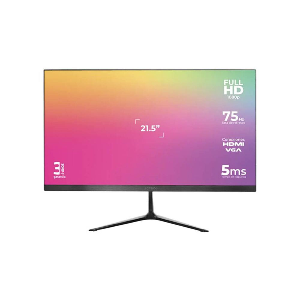 Monitor Acteck 933858 21.5" | Full HD | 75Hz | HDMI | Negro