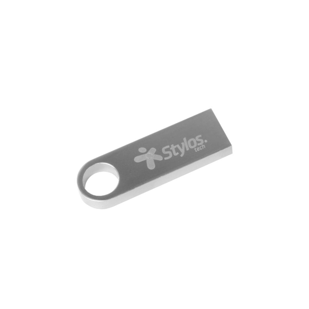 Memoria USB Stylos ST100 128GB Gris | USB 2.0 | Diseño Compacto