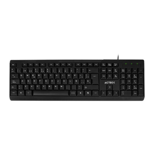 Teclado Acteck AC-928946 | Alámbrico | USB | Español | Negro