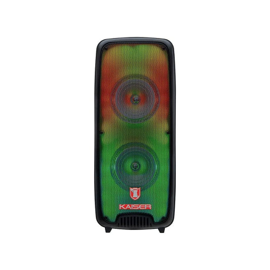 Bafle Kaiser KSW-2065 2x6.5" | 4800W PMPO | Bluetooth | Cilíndrico | Recargable