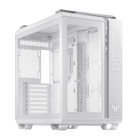 Gabinete ASUS TUF Gaming GT502 con Ventana Midi-Tower ATX/Micro-ATX/Mini-ITX USB 3.2 sin Fuente ni Ventiladores Instalados Blanco