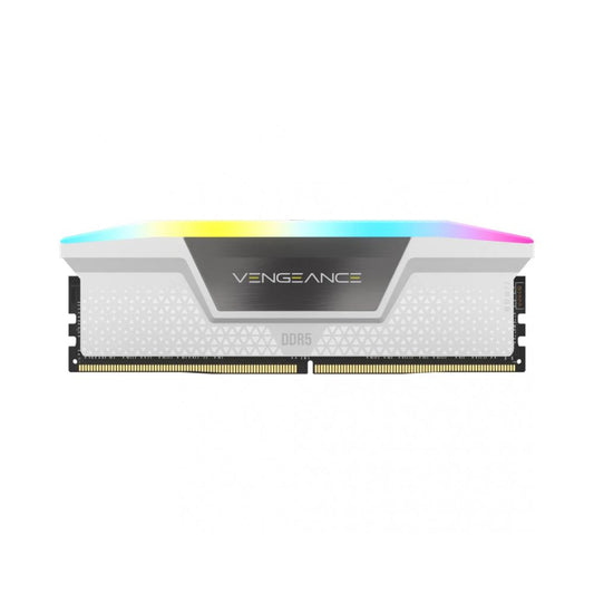 Corsair Vengeance RGB 64GB KIT 32+32 | DDR5 | 6000MHz | CL30 | DIMM | Blanco