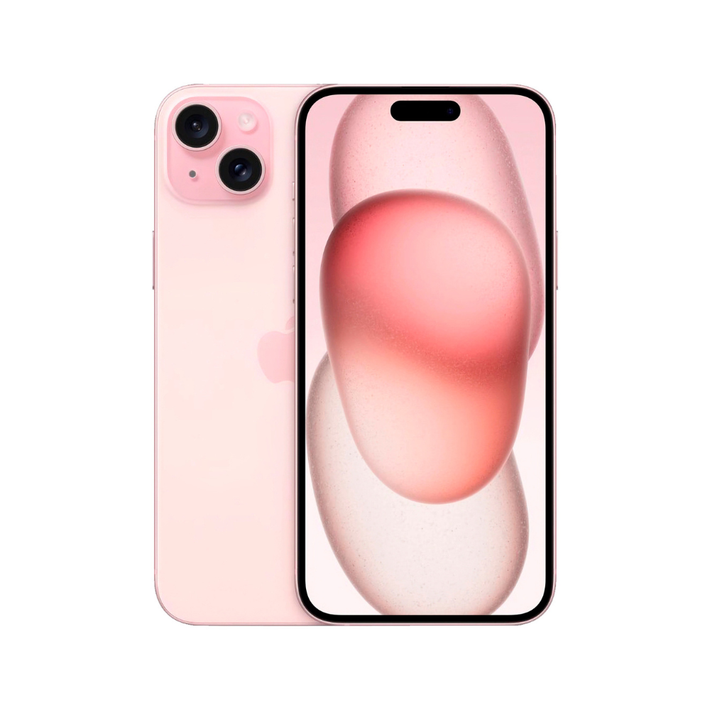 Smartphone Apple iPhone 15 | 6.1" | 6GB RAM | 128GB | Rosa | Nuevo | Dynamic Island | USB-C