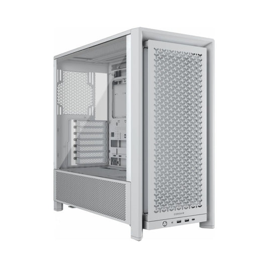 Gabiente Corsair Frame 4000D Blanco | Midi Tower | ATX/EATX/Micro-ATX/Mini-ITX | USB 3.0 | Sin Fuente | Sin Ventiladores