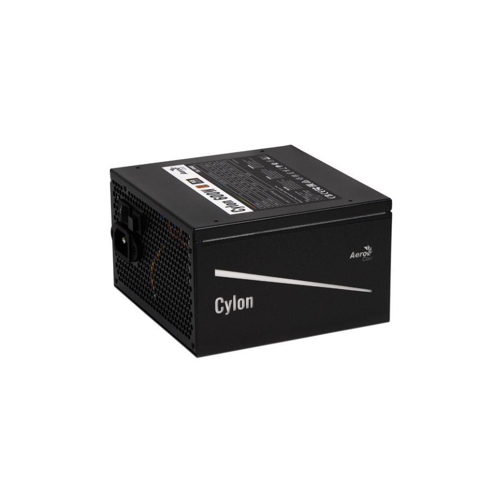 Fuente de Poder AeroCool Cylon RGB | 600W | 80 Plus Bronze | ATX | Negro