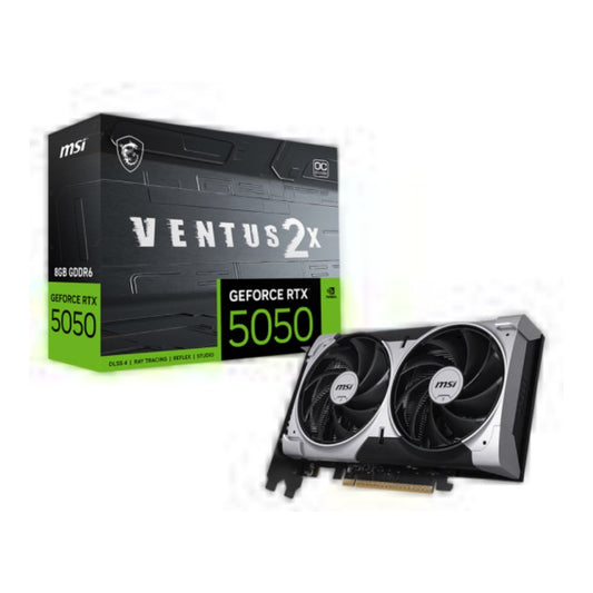Tarjeta de video MSI RTX 5050 8GB | PCIe 5.0 | GDDR6 128-bit | NVIDIA Blackwell | Gaming GPU