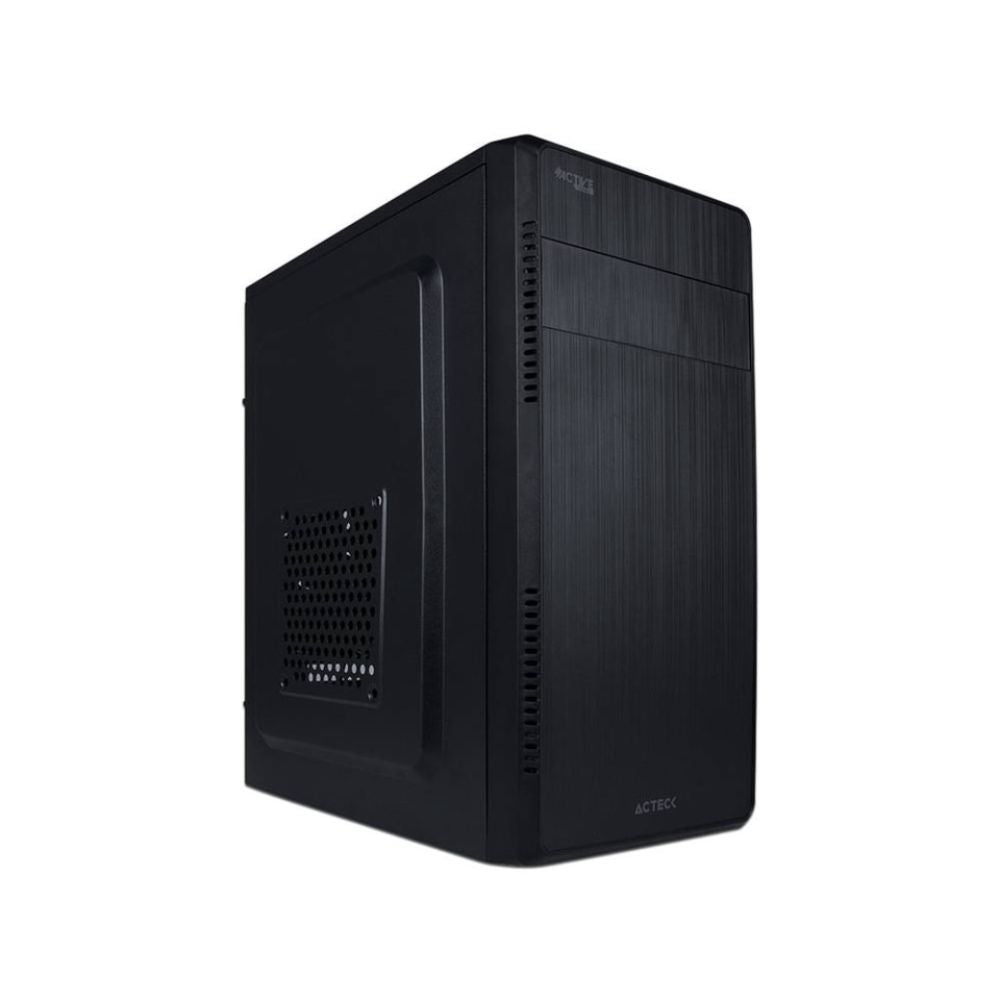 Gabinete Acteck Kioto GI240 Negro | Mini Tower | Micro-ATX/Mini-ITX | USB 2.0/3.0 | Fuente 500W | 1 Ventilador
