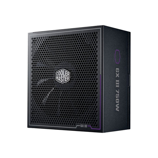 Fuente de Poder Cooler Master GX III GOLD 750, 750W, 80 PLUS Gold, Modular, ATX 24-pin, 12VHPWR, Ventilador 135mm