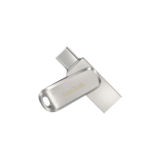Memoria USB SanDisk Ultra Dual Drive Luxe 512GB Plata | USB-C + USB-A | 150MB/s