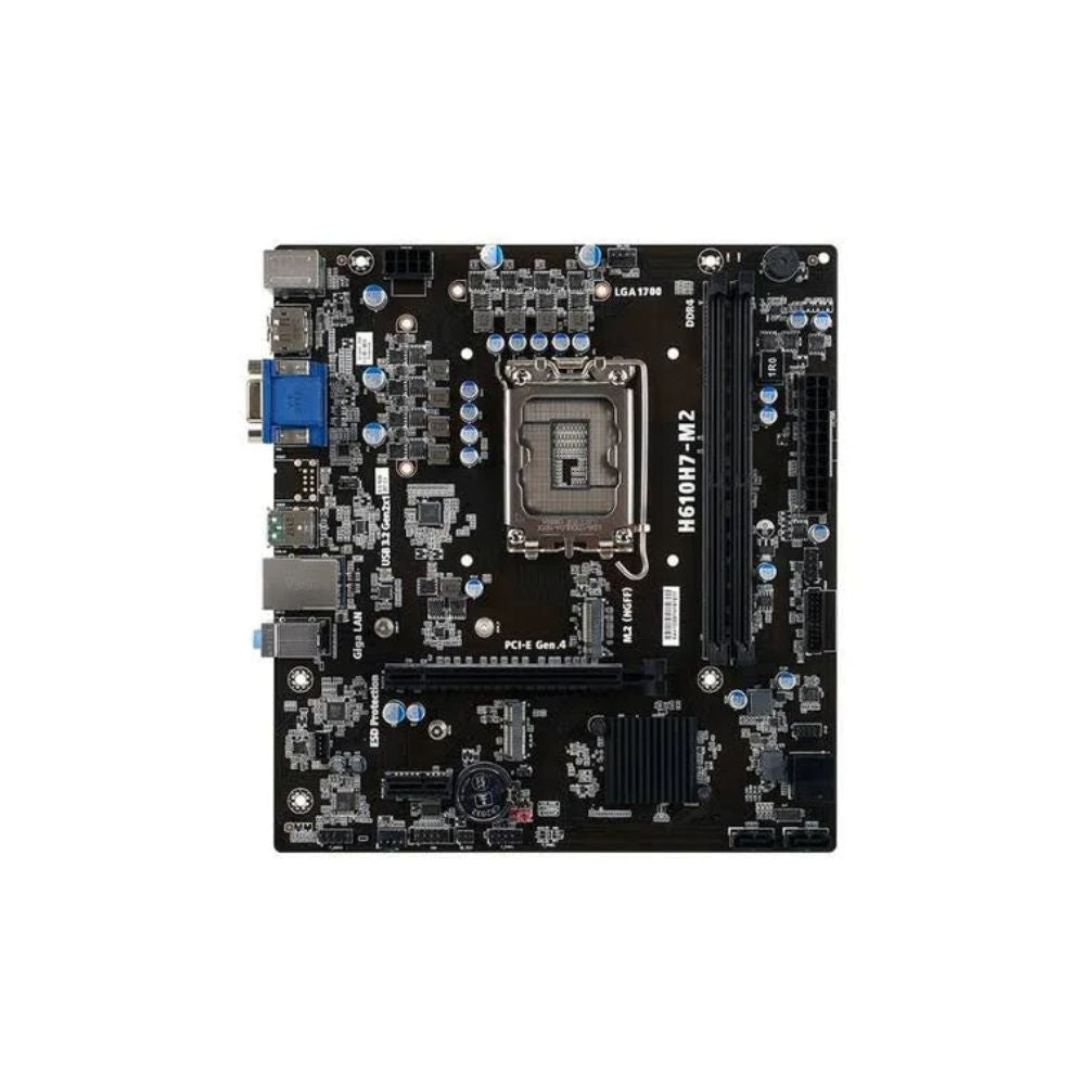 Tarjeta Madre ECS H610H7-M2 | Micro-ATX | LGA 1700 | Intel H610 | HDMI | DDR4