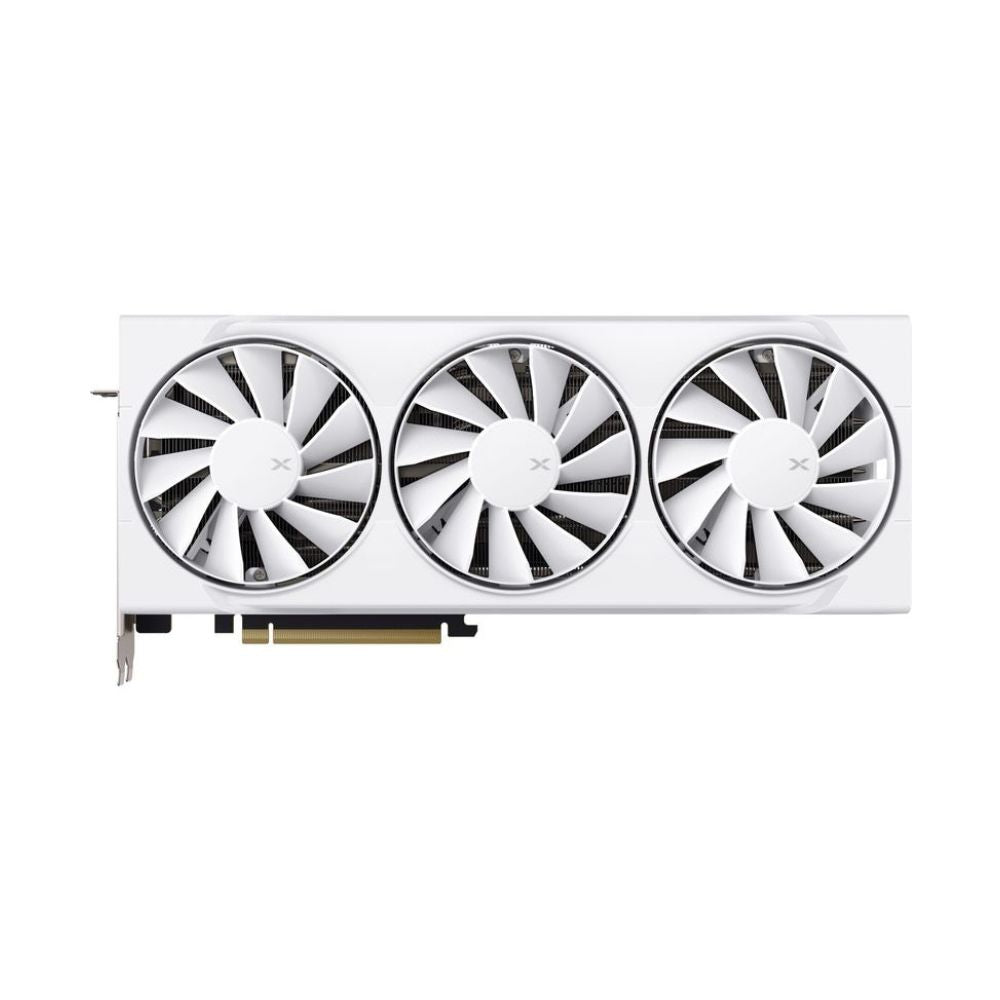 Tarjeta de Video XFX Radeon RX 9070 XT Swift White Triple Fan Gaming Edition 16GB GDDR6 PCIe 5.0