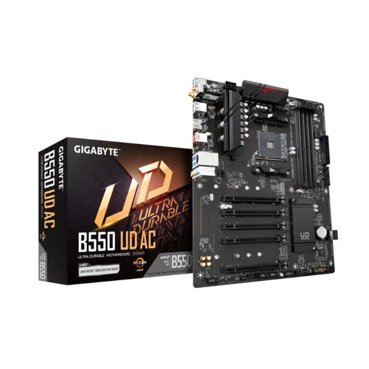 Tarjeta Madre Gigabyte B550 UD AC | ATX | AM4 | DDR4 128GB | HDMI | WiFi