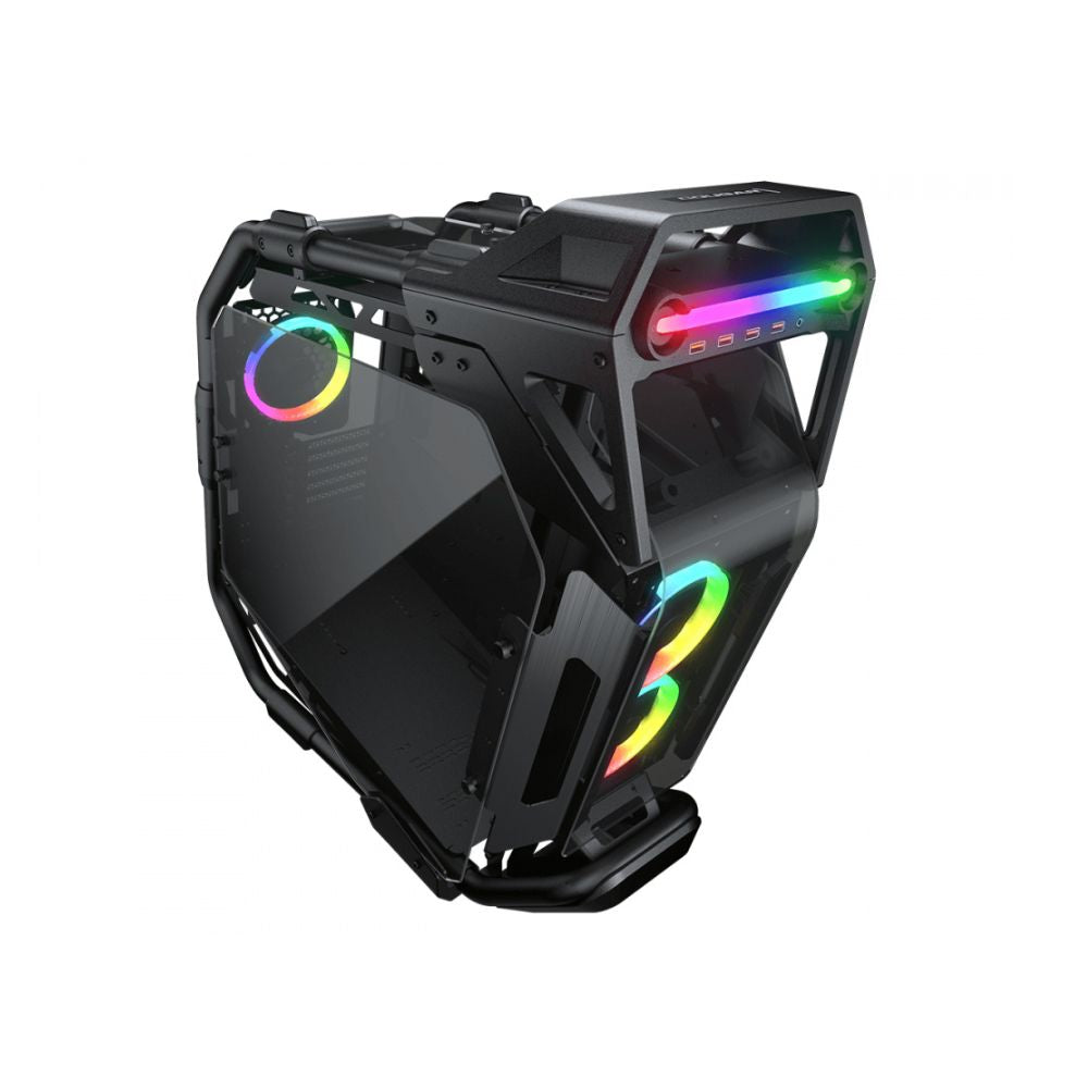 Gabinete Cougar Cratus, Midi-Tower, ATX/CEB/EATX/Micro-ATX/Mini-ITX, USB 3.0, sin Fuente, 3 Ventiladores Instalados, Negro