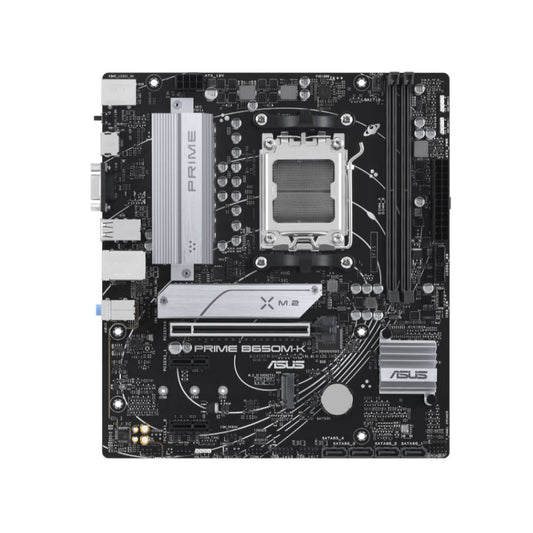 Tarjeta Madre ASUS Prime B650M-K, Micro-ATX, Socket AM5, AMD B650, 128GB DDR5, HDMI