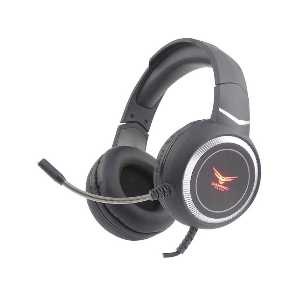 Audifonos Gamer Naceb NA-0311 Negro | Diadema | 3.5 mm | 2 m | Micrófono