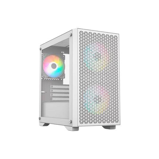 Gabinete Balam Rush Carbono Aircool 4000A, Mini-Tower, Micro-ATX/Mini-ITX, USB 2.0/3.0, sin Fuente, 3 Ventiladores Instalados, Blanco