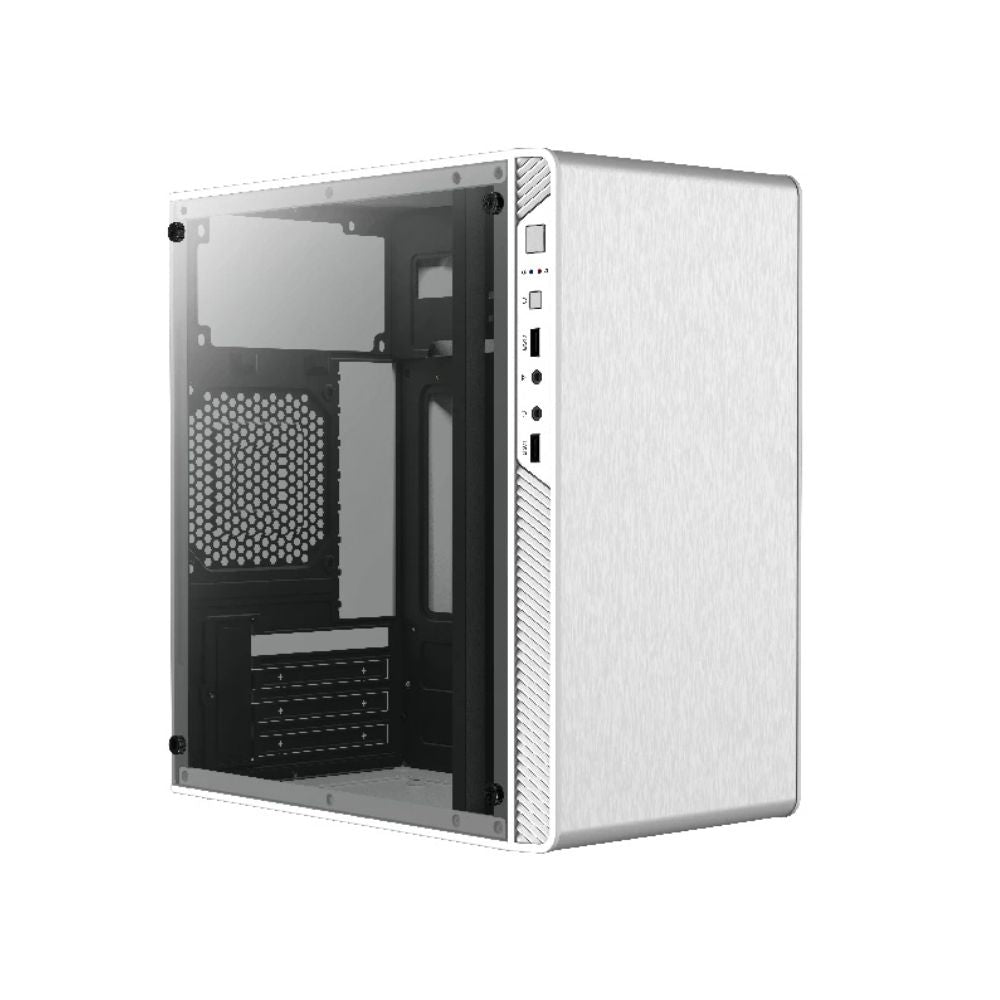 Gabinete Acteck Performance II GI215W, Micro-Tower, Micro-ATX/Mini-ITX, USB 2.0, con Fuente de 500W, sin Ventiladores Instalados, Blanco