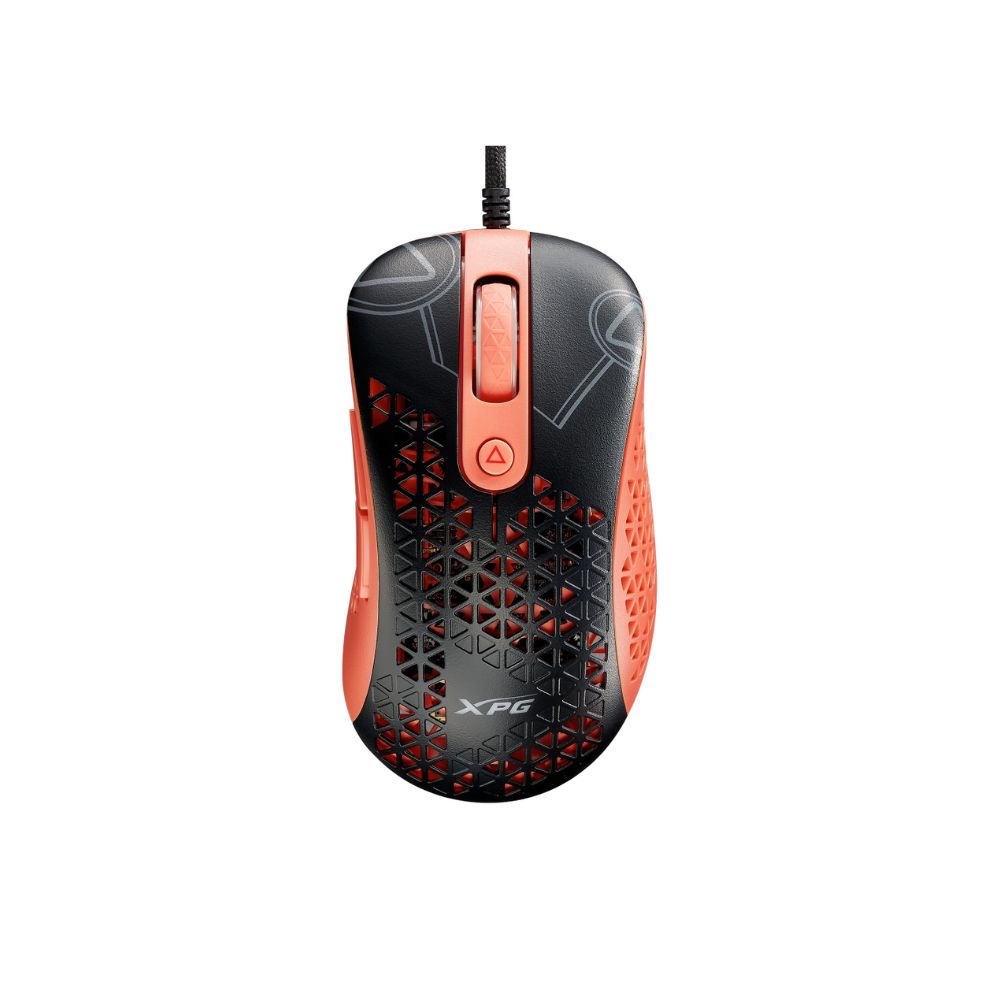 Mouse Gamer XPG Óptico Slingshot Edición Mera | Alámbrico | USB | 12000 DPI | Negro/Rosa