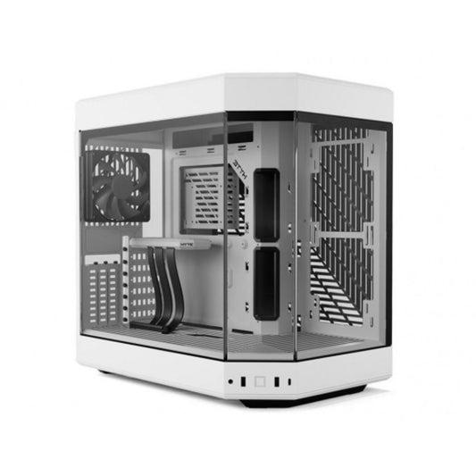 Gabinete HYTE Y60 con Ventana, Midi-Tower, ATX/EATX/ITX/micro-ATX, USB 3.0, sin Fuente, 3 Ventiladores Instalados, Blanco