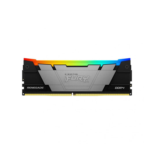 Memoria RAM Kingston FURY Renegade RGB DDR4, 3200MHz, 16GB, CL16, XMP, Gris