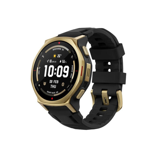 Smartwatch Amazfit T-Rex 3 Pro 44mm Negro Dorado | Rugerizado | AMOLED | GPS Multibanda