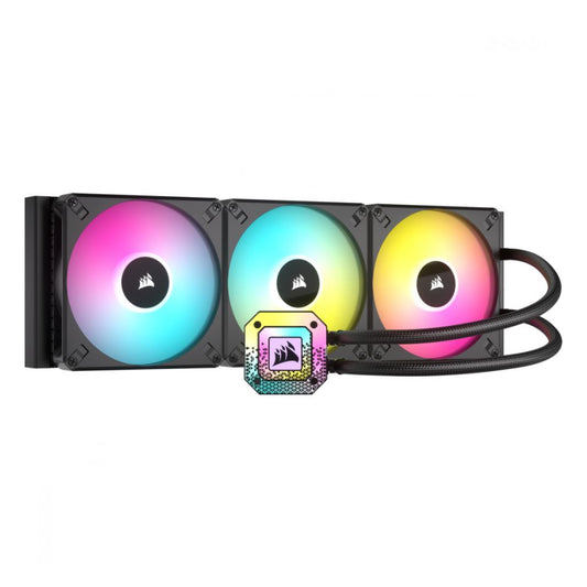 Enfriamiento Líquido Corsair iCUE H170i ELITE CAPELLIX XT CPU 420mm 3x140mm hasta 1700RPM Negro