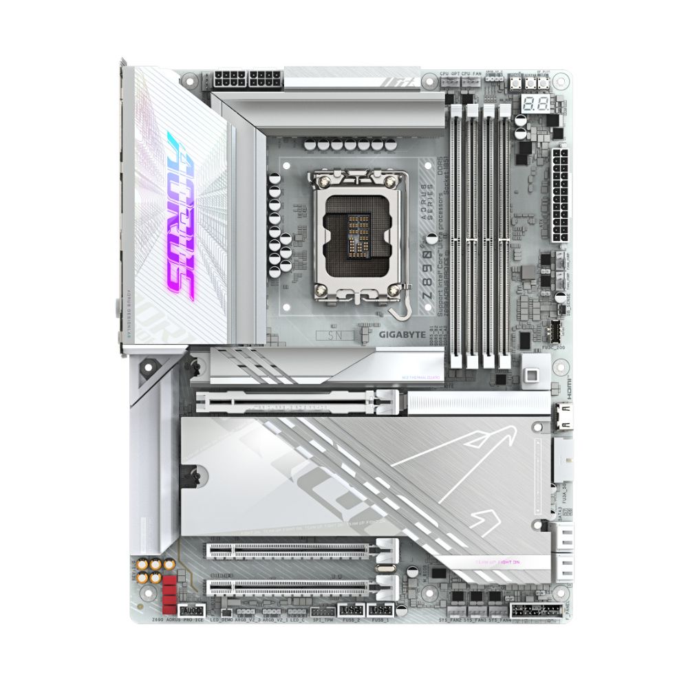 Tarjeta Madre Gigabyte Z890 AORUS PRO ICE ATX LGA 1851 Intel Z890 256GB DDR5 HDMI/DP para Intel